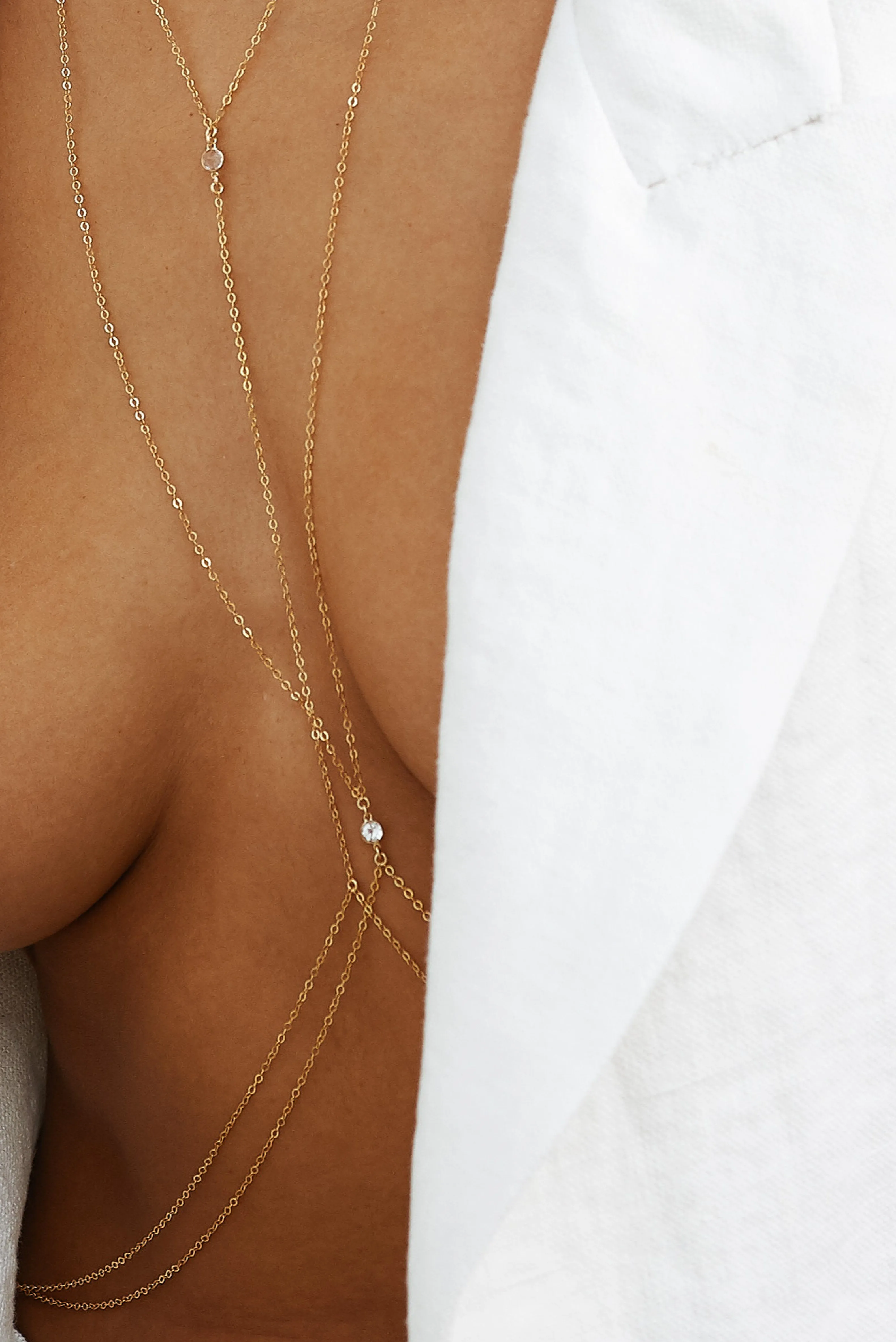 14K Emma Body Chain