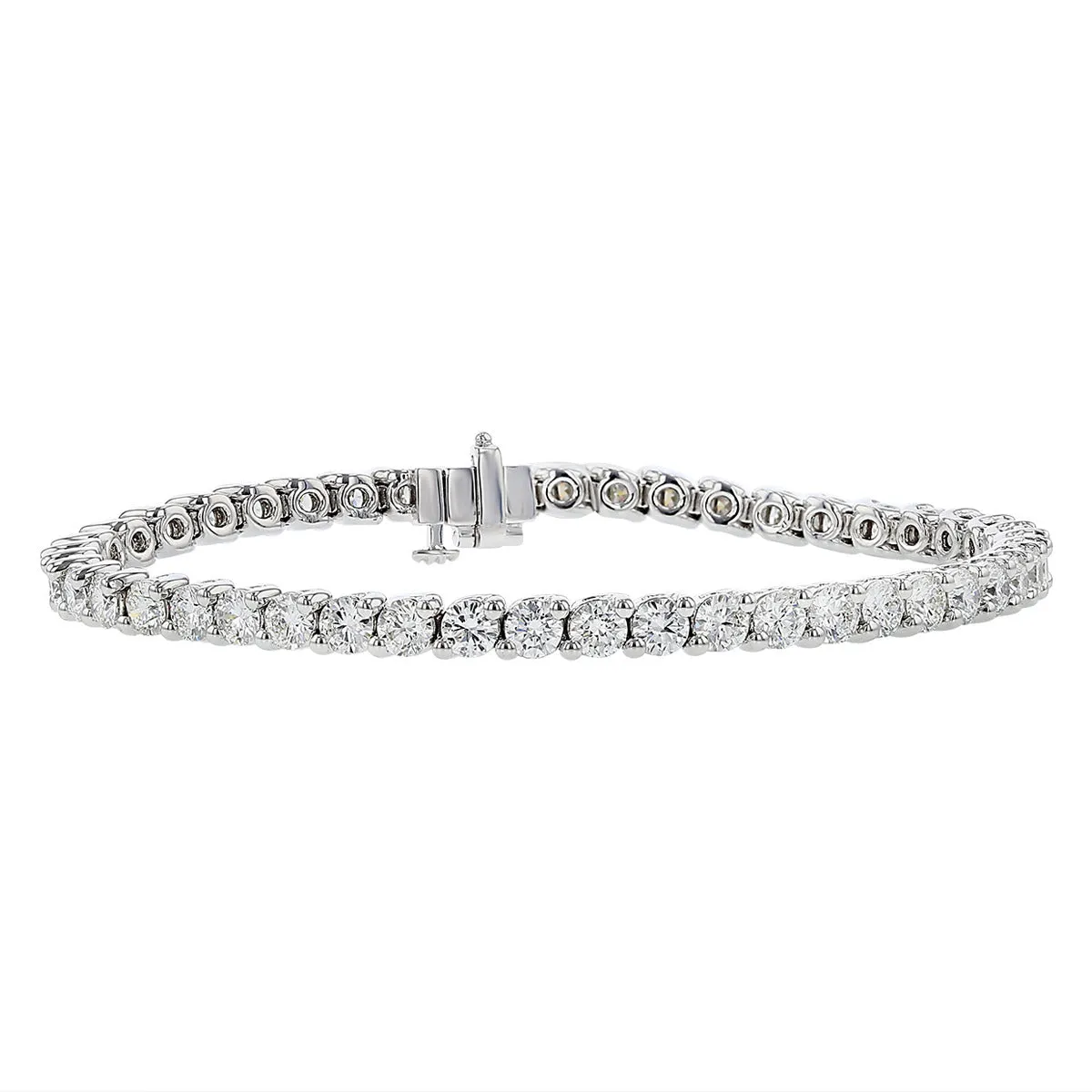 18K White Gold Diamond Tennis Bracelet