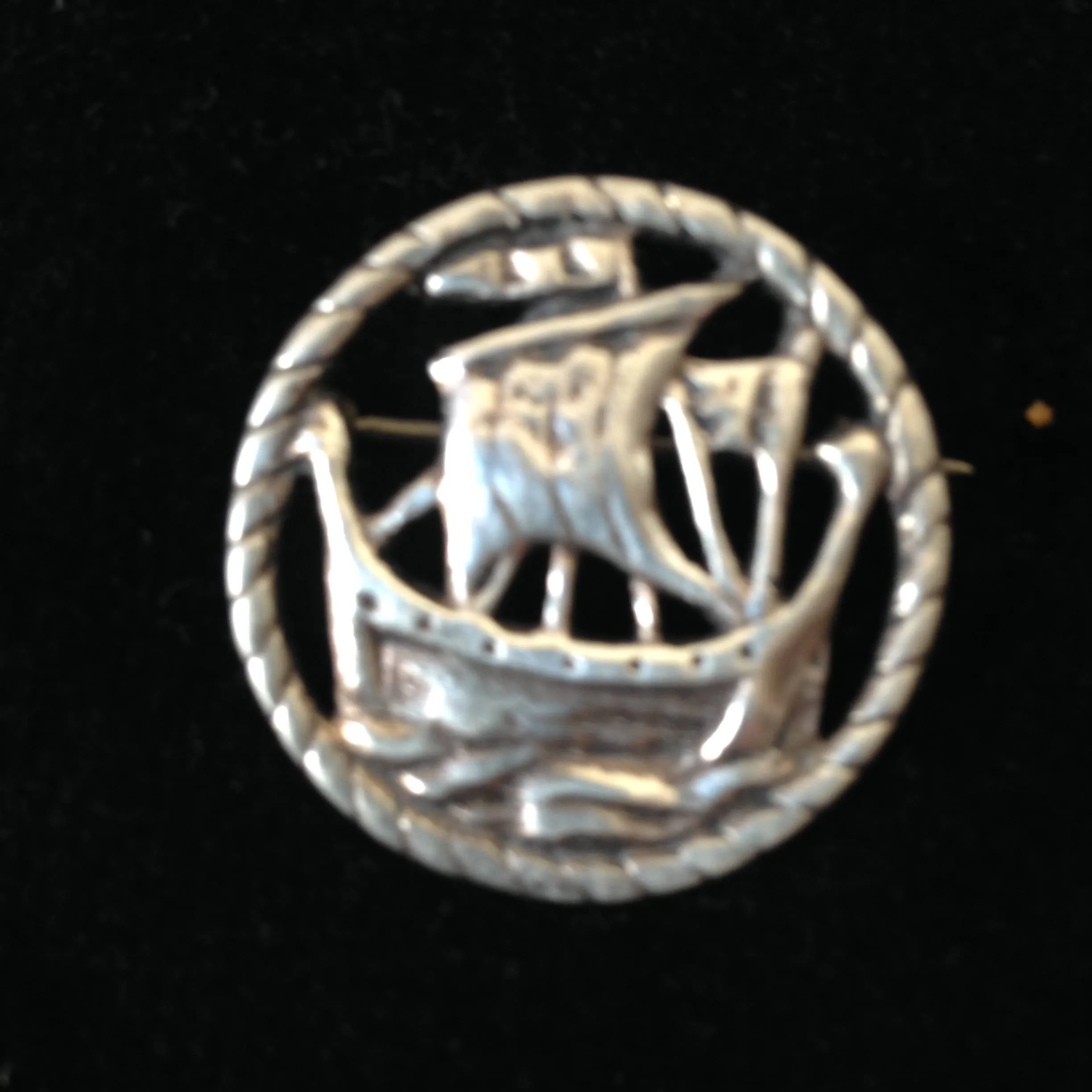 1950's Scottish silver brooch