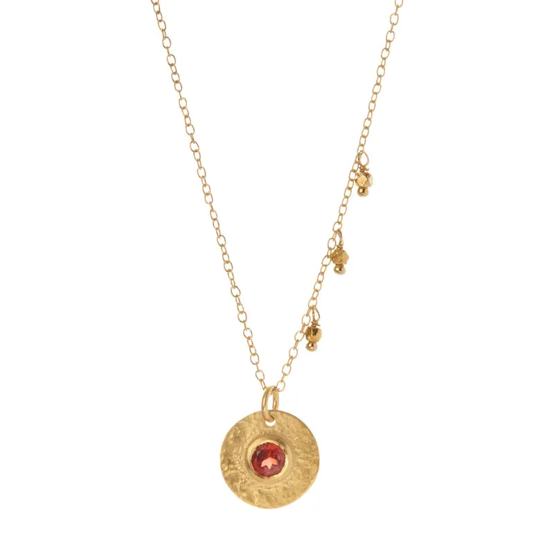 5 Octobre Lucky Garnet Necklace