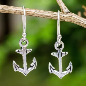 Anchor Dangle Earrings