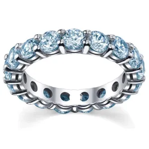 Aquamarine Anniversary Ring