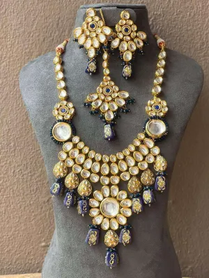 Big Kundan Choker Pendant Necklace