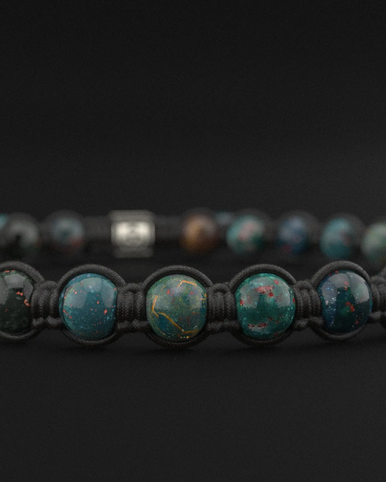 Bloodstone Bracelet 6mm | Knot