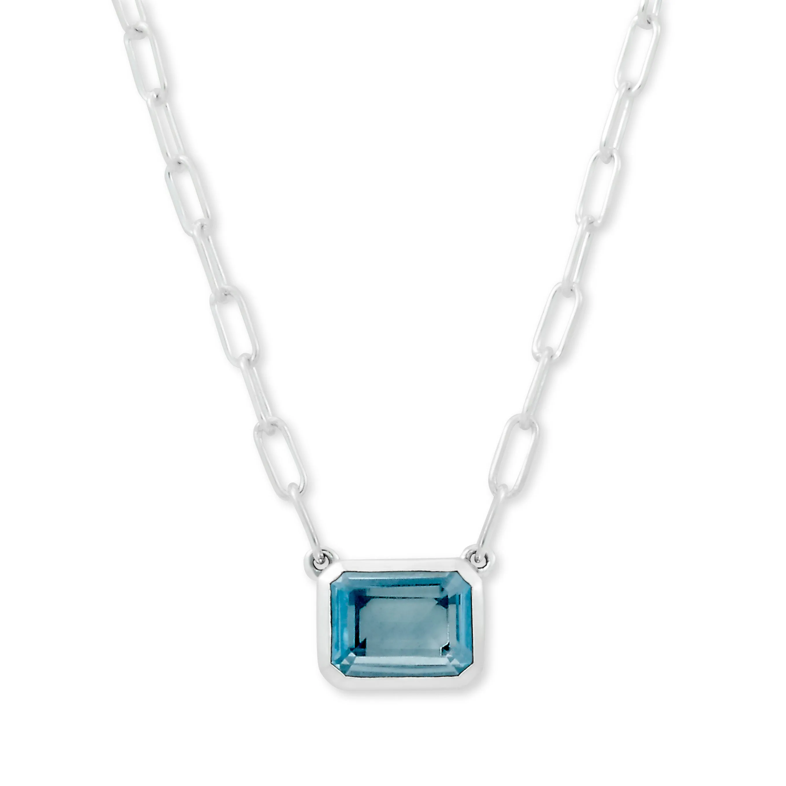 Blue Topaz Eirini Necklace