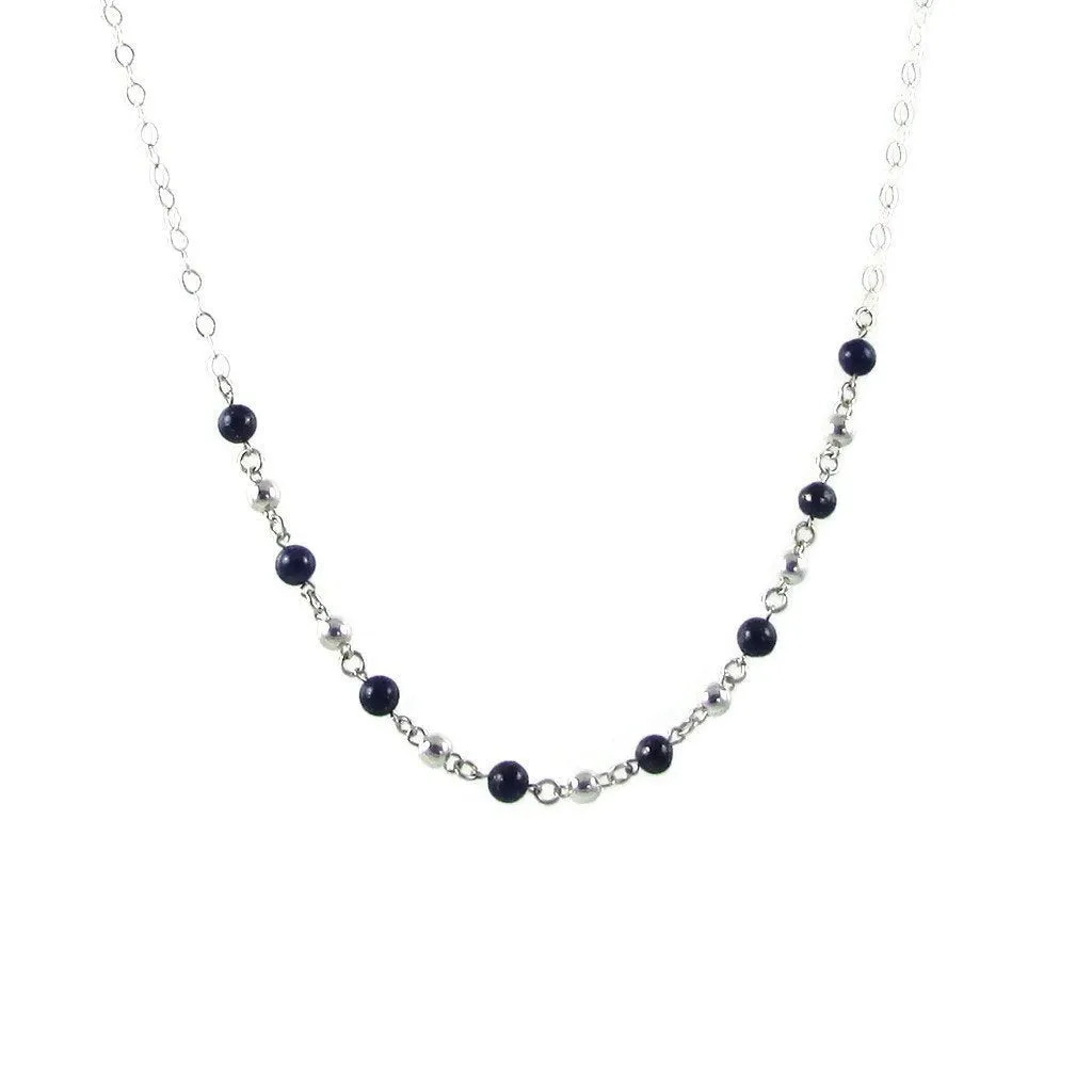 Bolitas Gemstone Necklace - Pearls