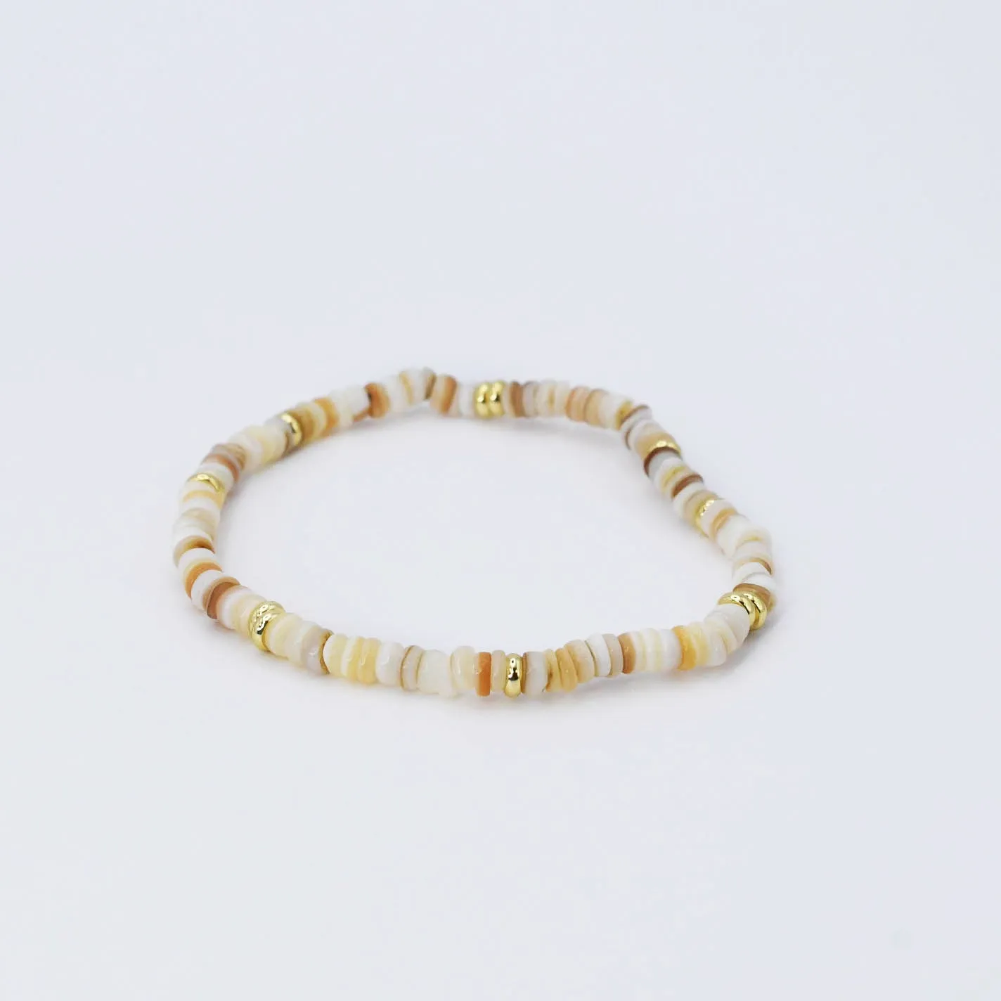 Dainty Natural Beaded Bracelet T58