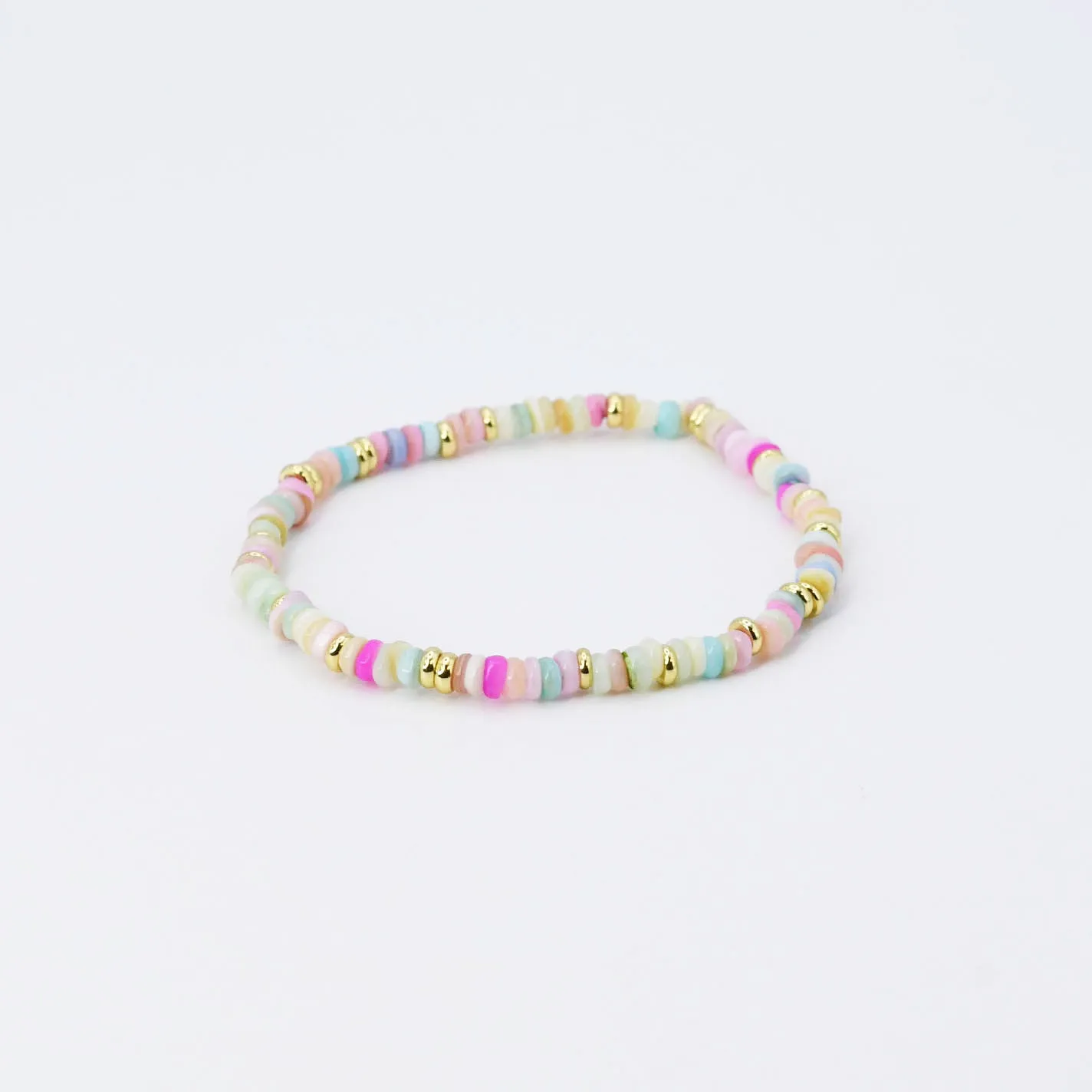 Dainty Pastel Beaded Bracelet T57