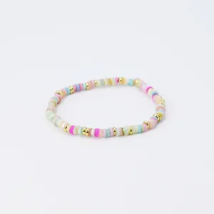 Dainty Pastel Beaded Bracelet T57