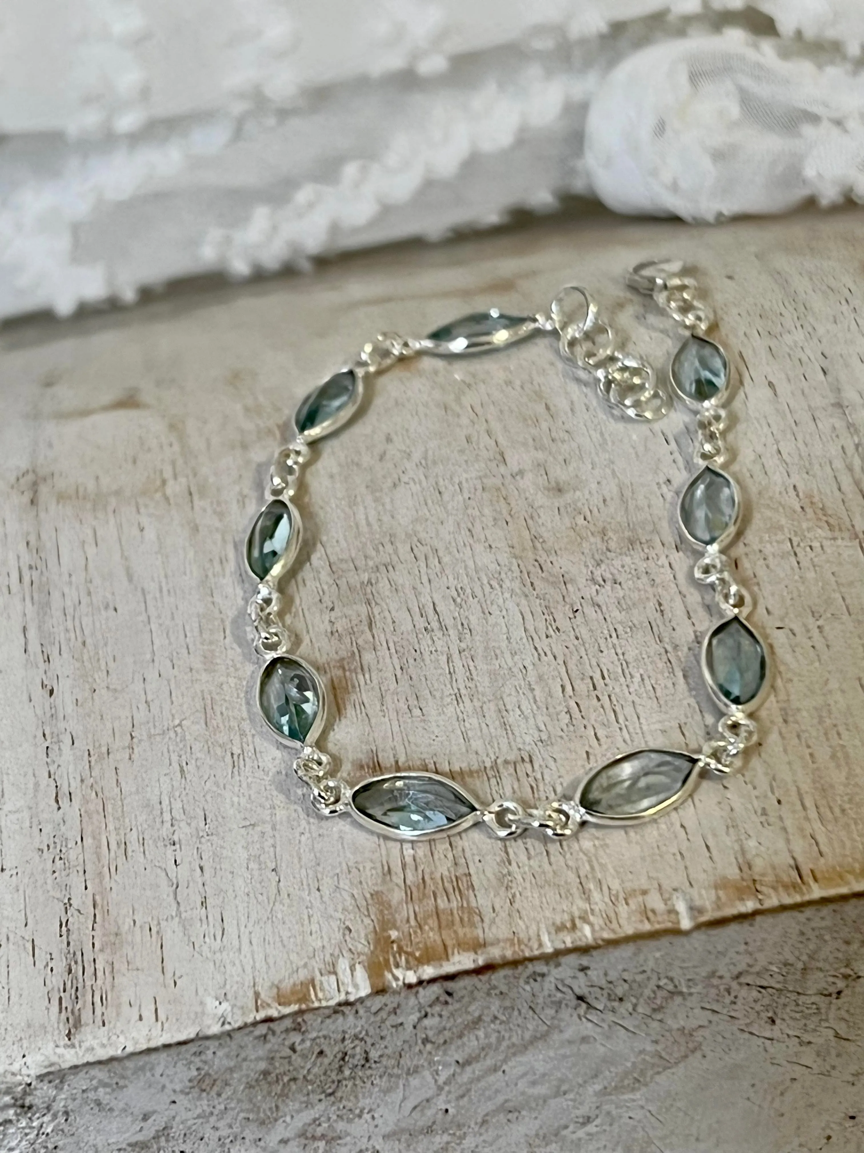 Diamant Aquamarine Bracelet