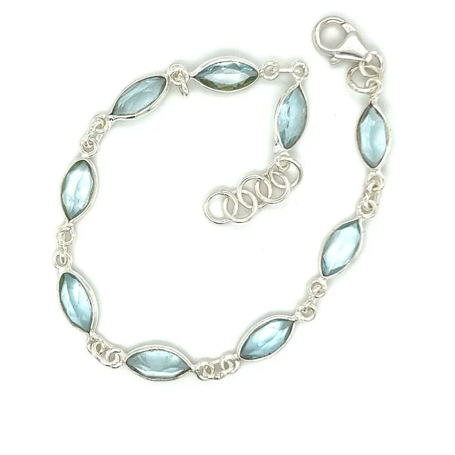 Diamant Aquamarine Bracelet