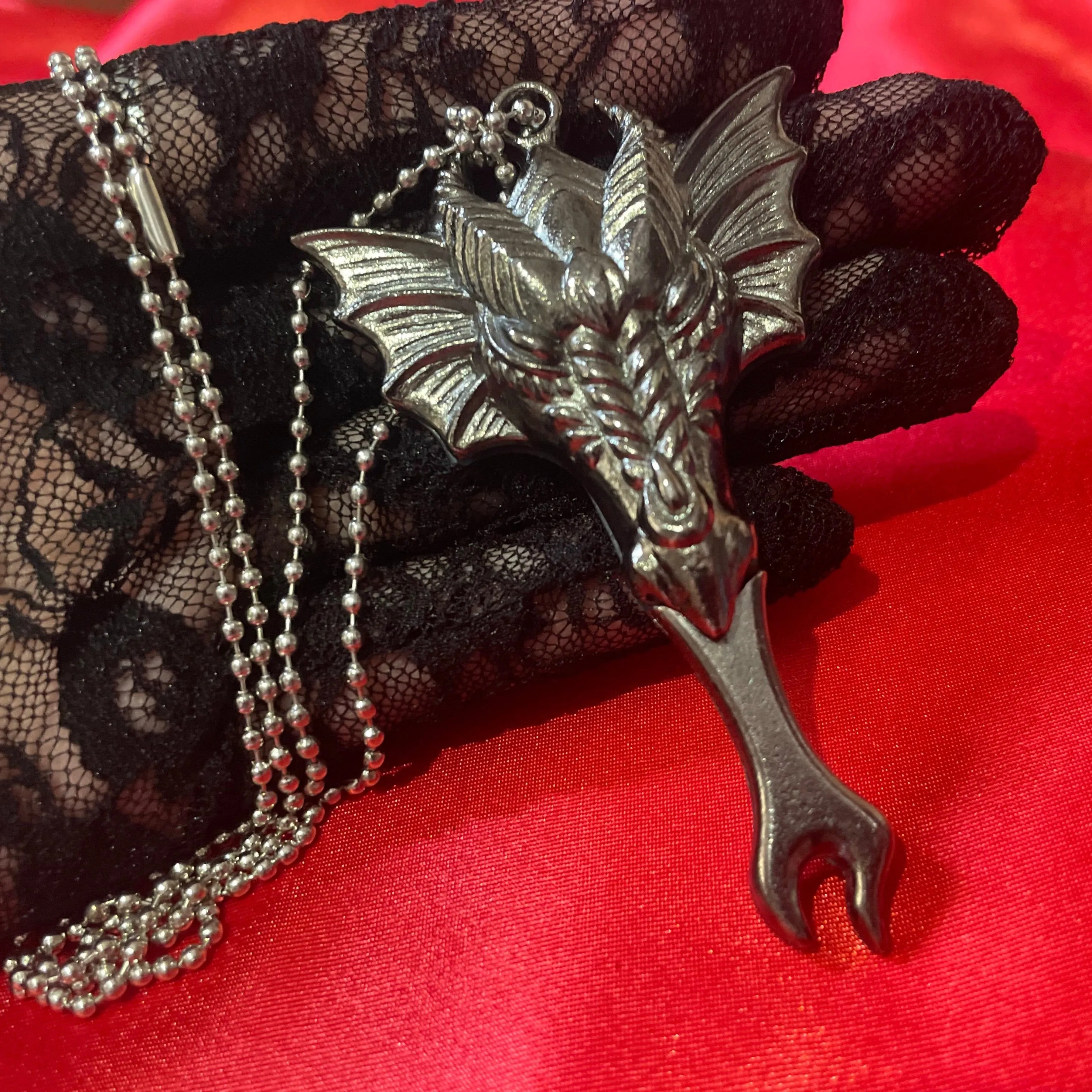 Dragon Dagger Athame Necklace