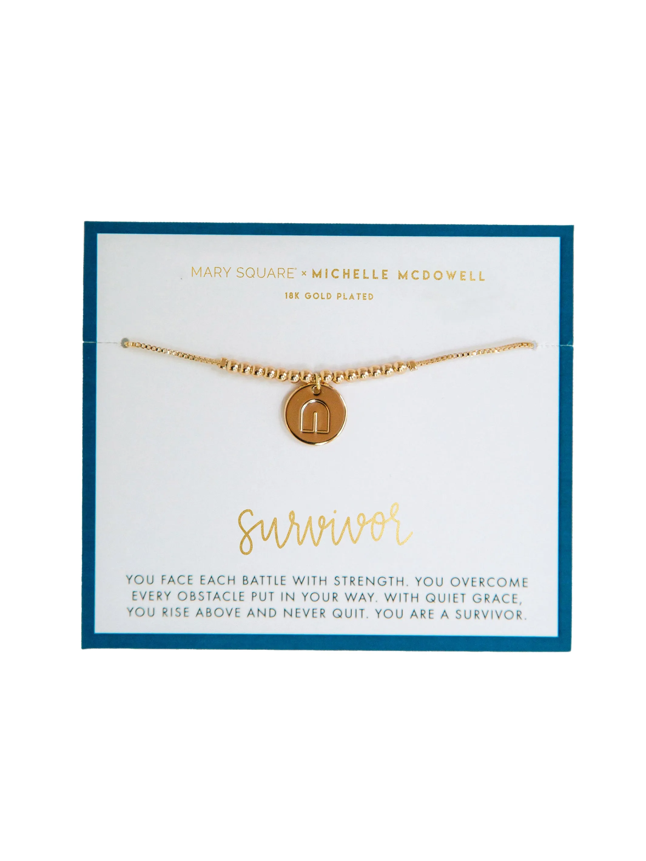 FINAL SALE - Survivor Inspirational Bracelet