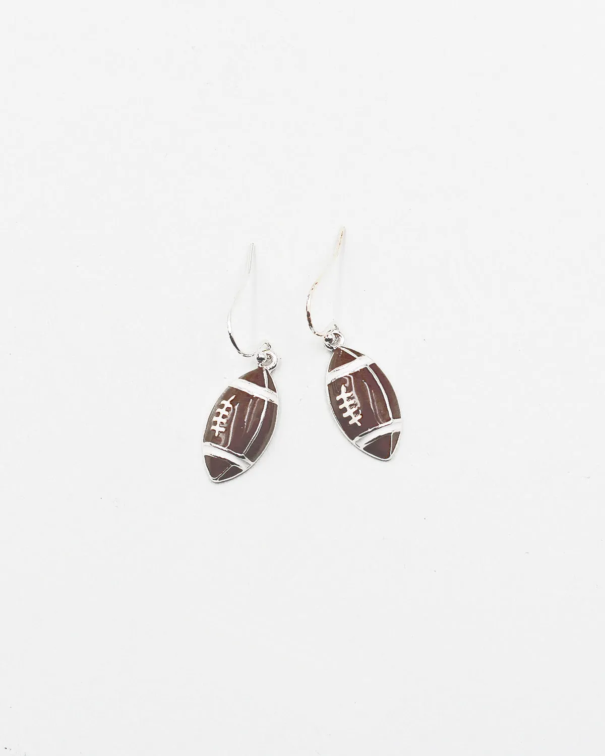 Football Dangle Earrings