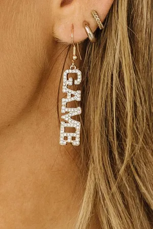 Game Day Rhinestone Dangle Earrings | PRE ORDER