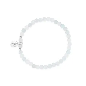 Give Me Courage Aquamarine Signature Stretch Bracelet