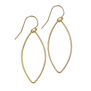 Gold Filled Open Oval Earrings