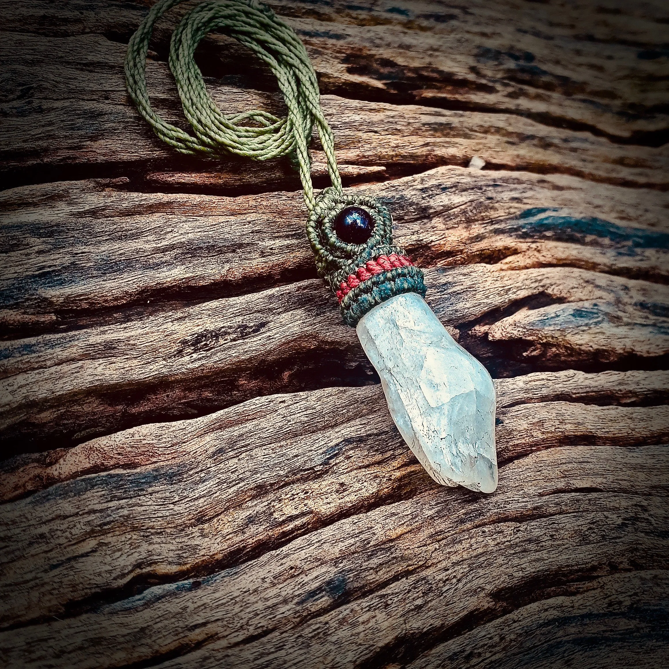 Hiddenite necklace