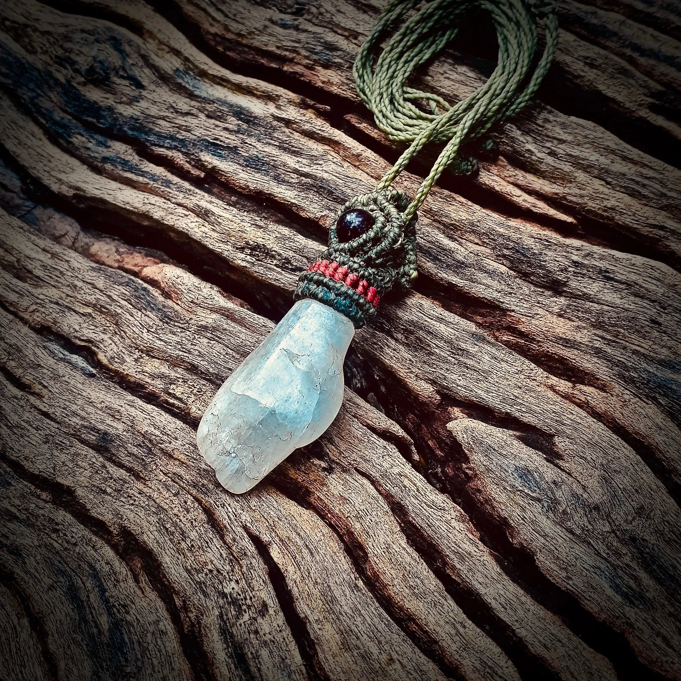 Hiddenite necklace