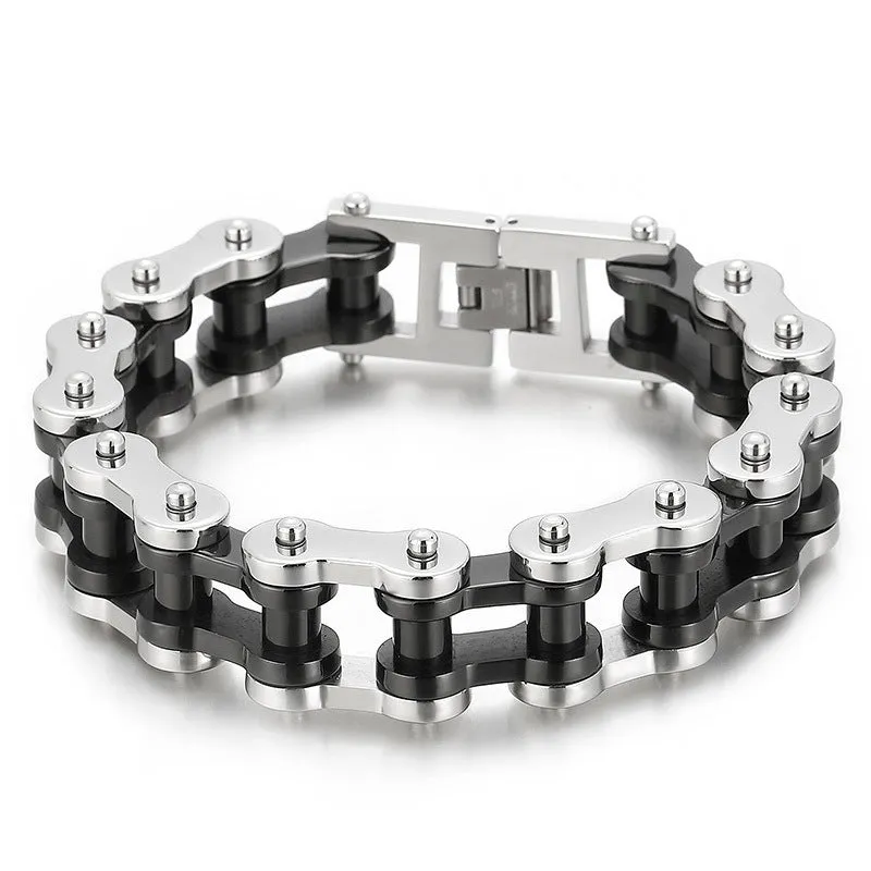 Hip-Hop Style Titanium Steel Bracelet for Men - Urban Genie Collection