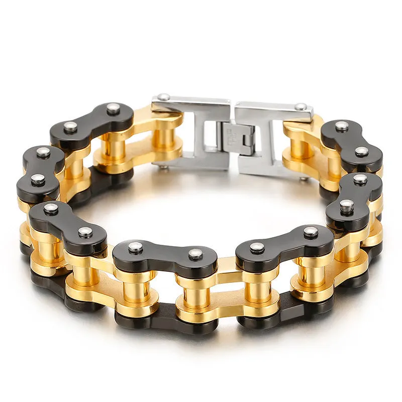 Hip-Hop Style Titanium Steel Bracelet for Men - Urban Genie Collection