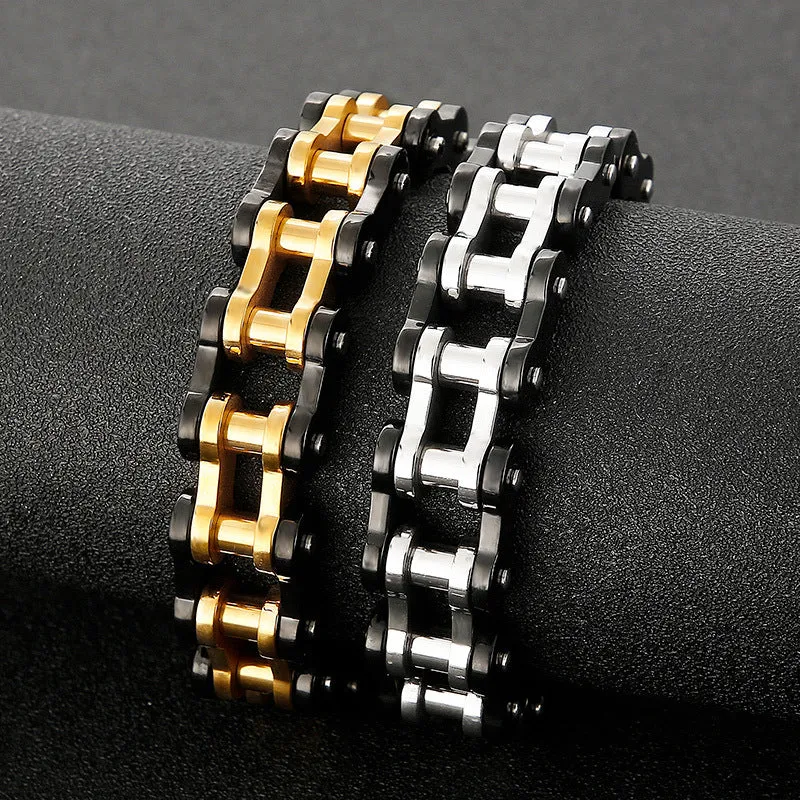 Hip-Hop Style Titanium Steel Bracelet for Men - Urban Genie Collection