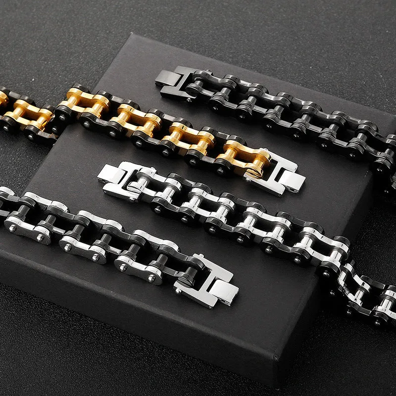 Hip-Hop Style Titanium Steel Bracelet for Men - Urban Genie Collection