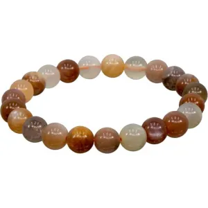 Mixed Moonstone 8mm Bead Gemstone Bracelet