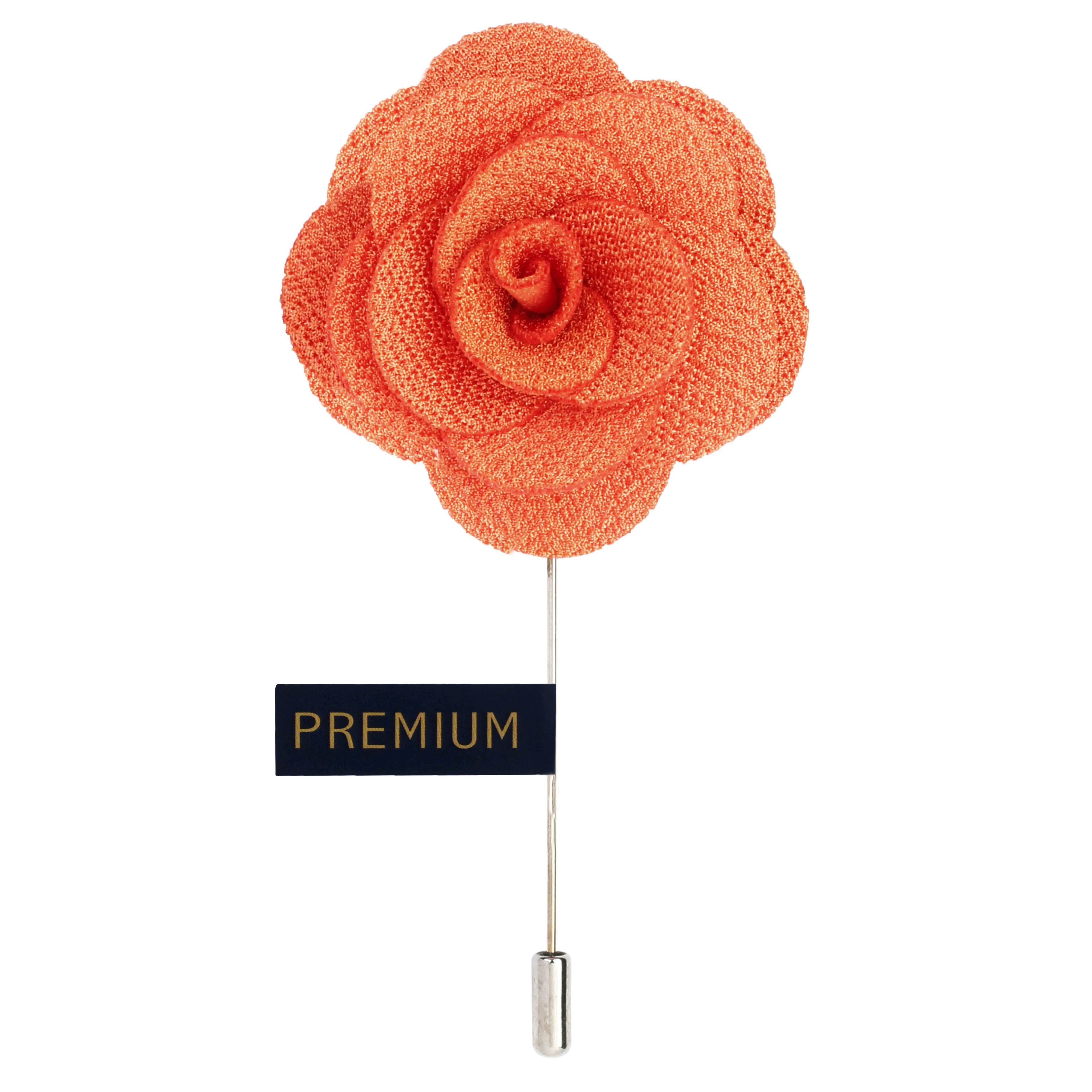 Peluche Brawny Delicacy Orange Brooch Lapel Pin