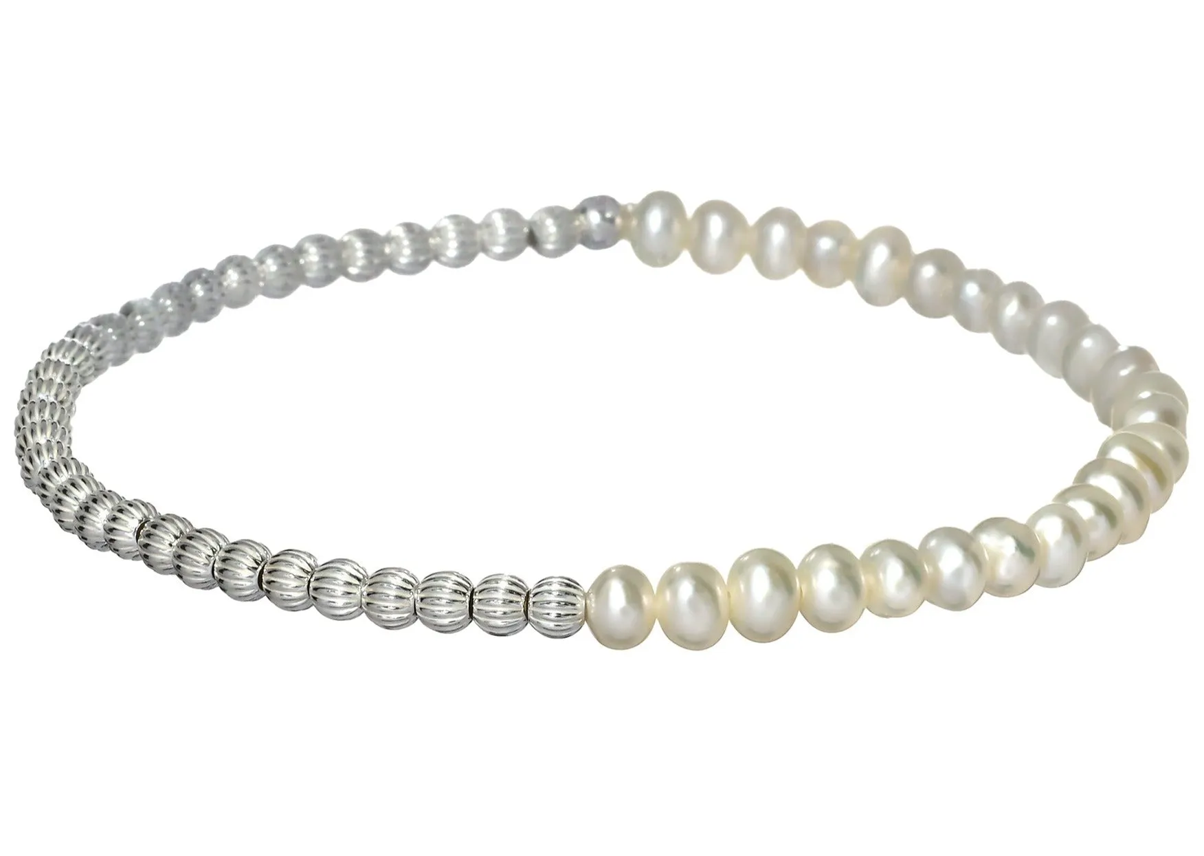 "PENELOPE" 14k gold-filled & pearl beaded bracelet