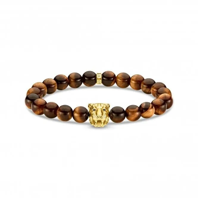 Rebel At Heart Brown Tiger Bracelet A1939-324-2