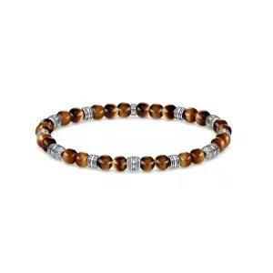 Rebel At Heart Lucky Charm Tiger's Eye Bracelet A1923-826-2