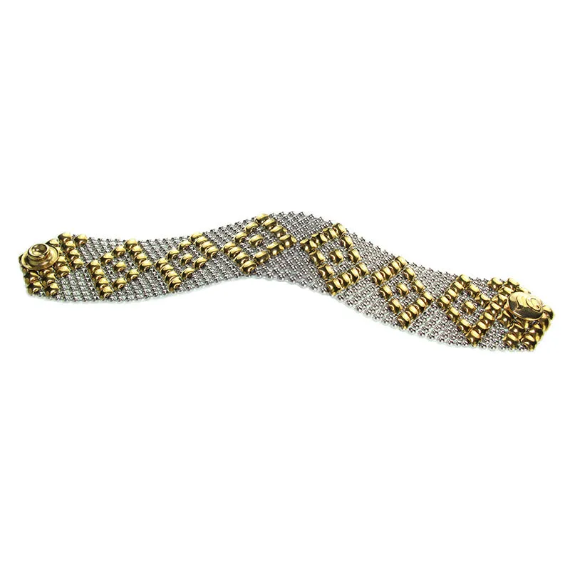 SG Liquid Metal B9 - SS / Gold Titanium (Stainless Steel Bracelet) by Sergio Gutierrez