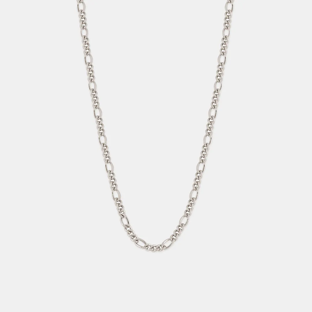 Silver Figaro Necklace