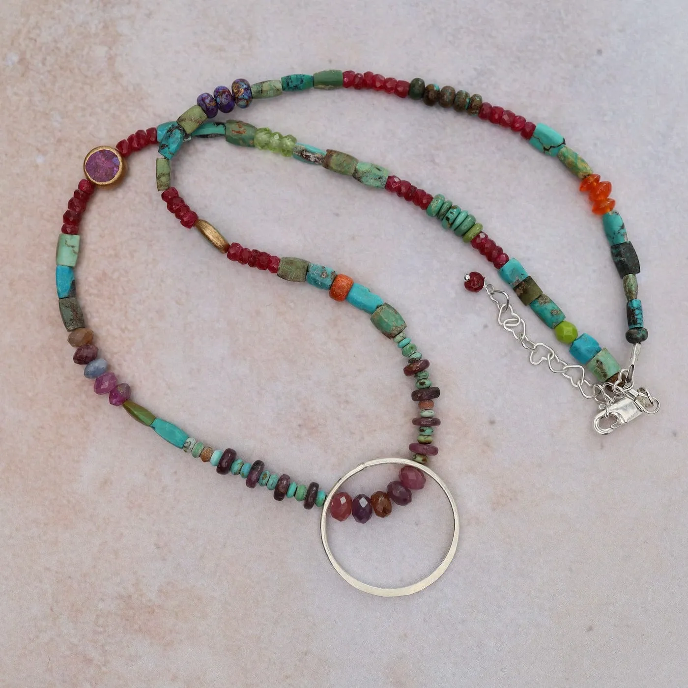 Tiddlywink with Circle Necklace