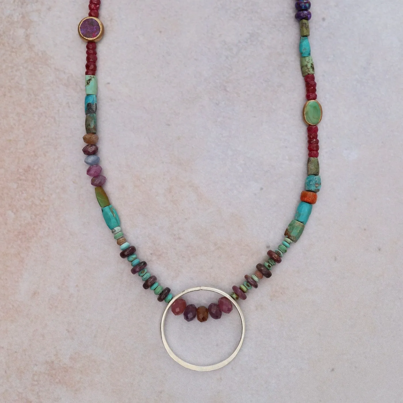 Tiddlywink with Circle Necklace