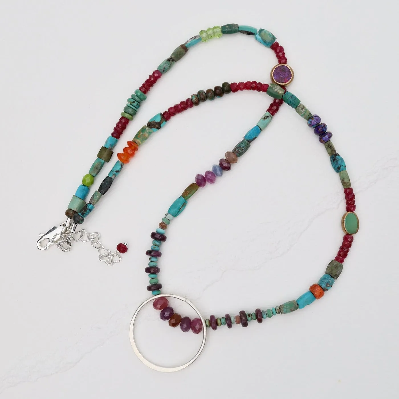 Tiddlywink with Circle Necklace