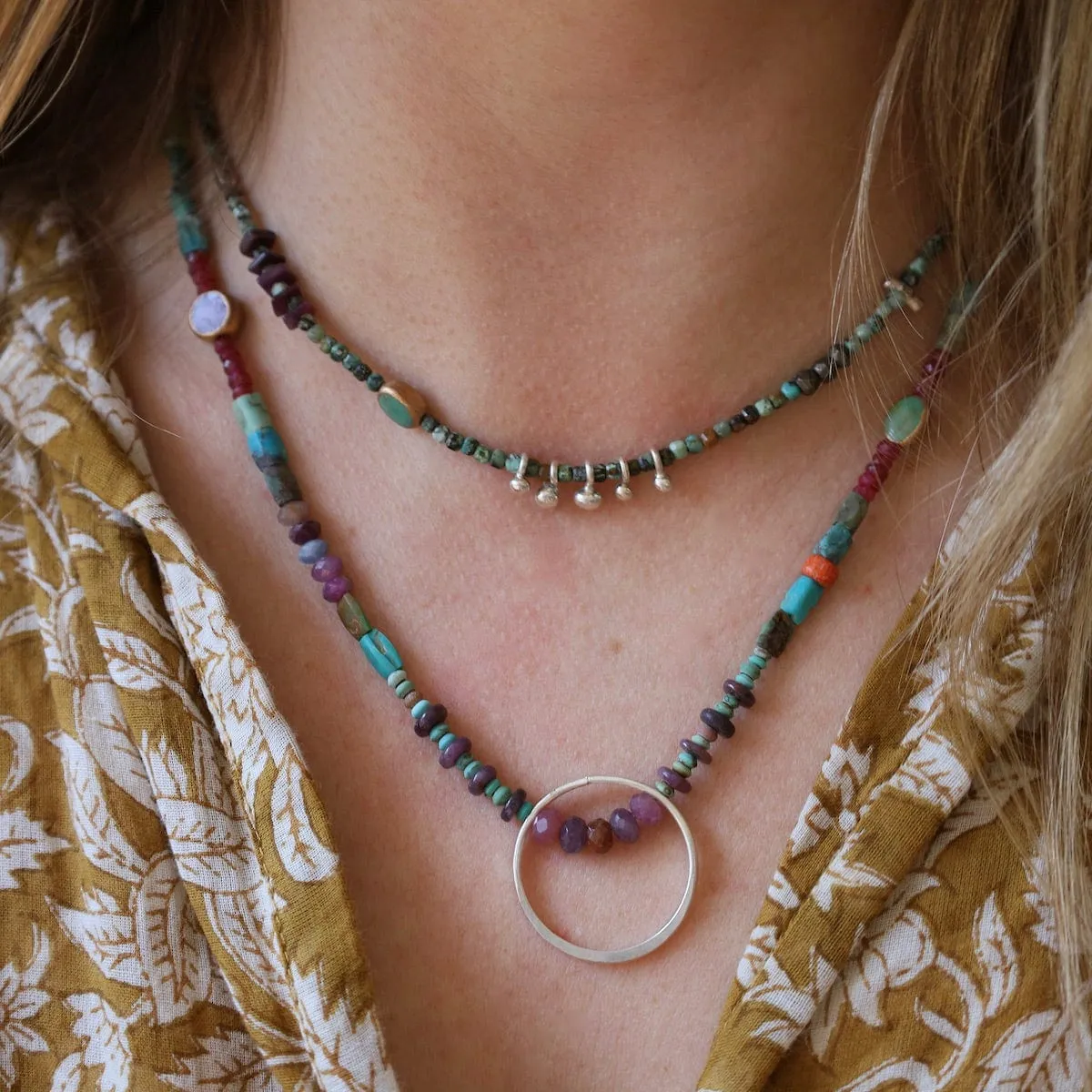 Tiddlywink with Circle Necklace