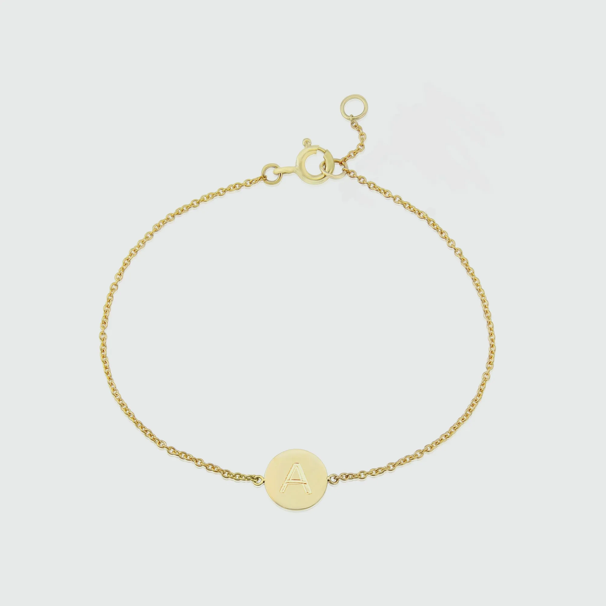 Westwick Yellow Gold Vermeil Disc Bracelet