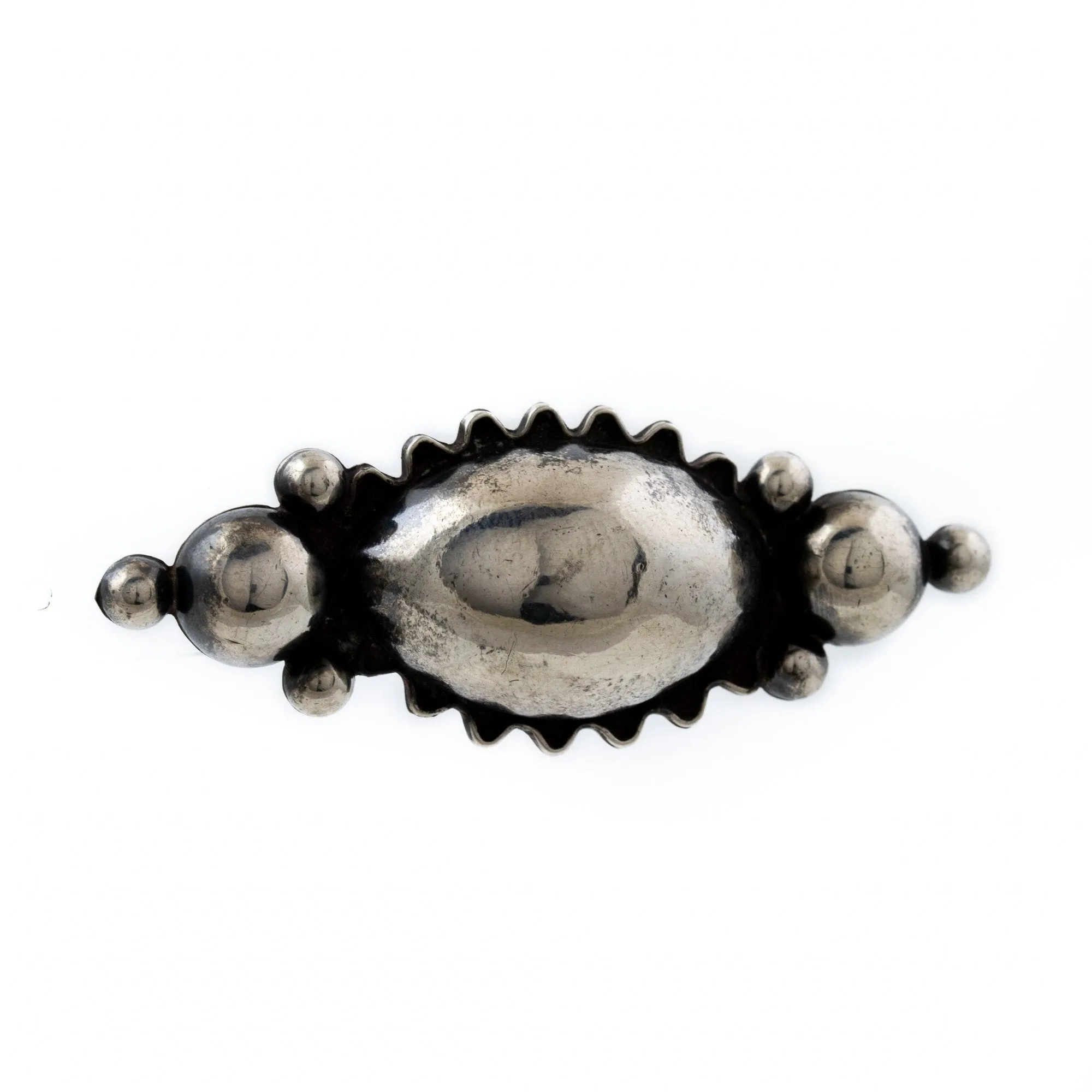 Wicked Repousse Taxco Brooch