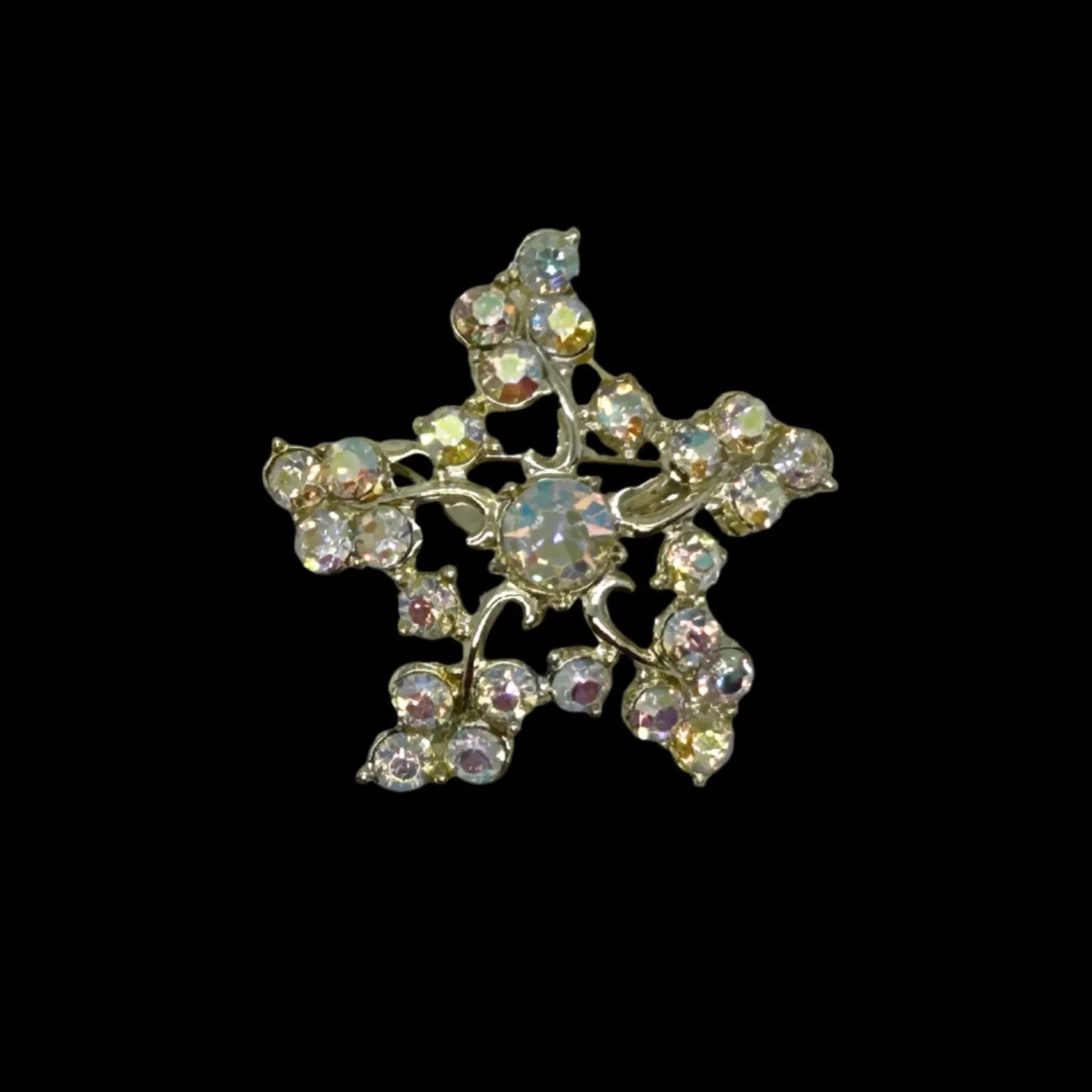 You Deserve A Gold Star! Vintage Star Brooch